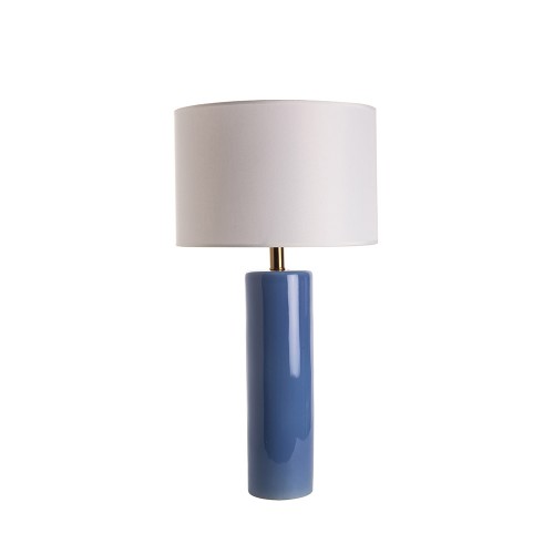 Lamp Base Tall Vase Blue Sapphire E27