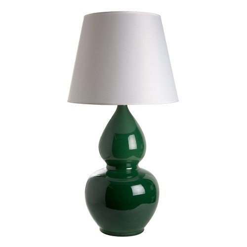 Base Lampe Vase Gourde Vert E27