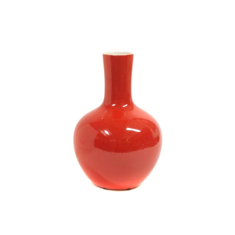 Collar vase mao red