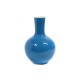Vase col droit turquoise