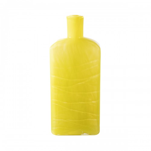 Vase Yellow Glass L - Arrival mid-March 2024