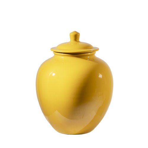 Temple Jar Yellow Ss - Delivery from October 2023
