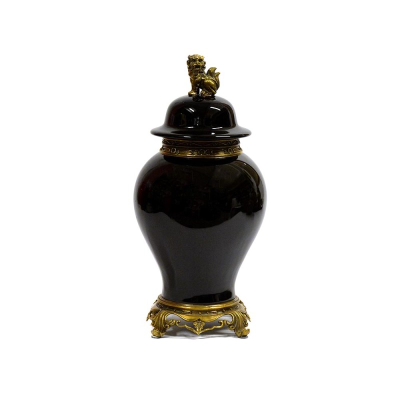Temple jar 18' black