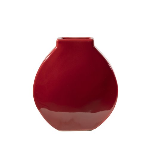 Flat Vase Ls Red - Delivery from October 2023