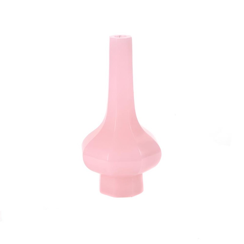 Collar vase octogonal rose