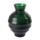 Vase art deco beijing glass emerald