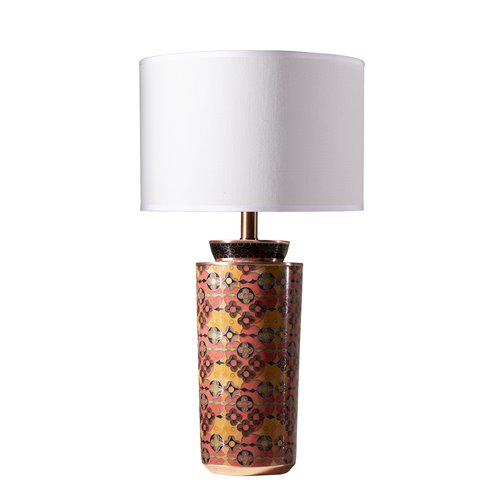 Lamp Pot Cloisonne Brown - Delivery from October 2023