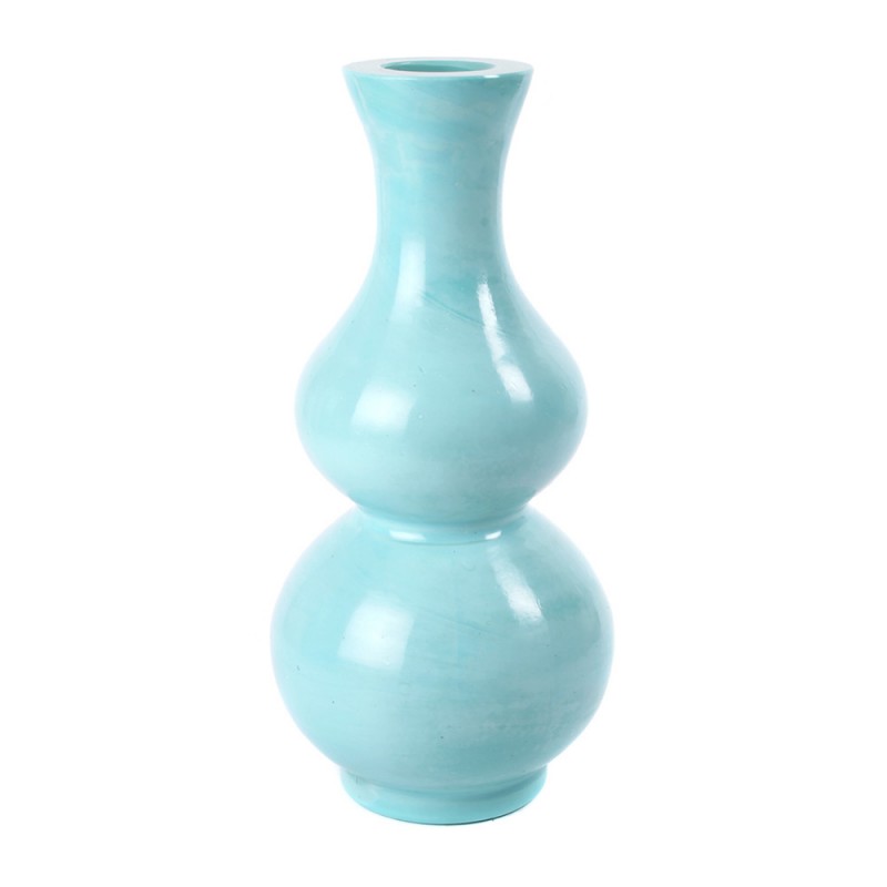 Vase double gourde verre de pekin