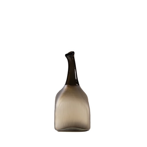 Bottle Vase Square Brown L