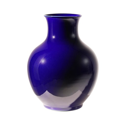 Shoulder Vase Sapphire Blue