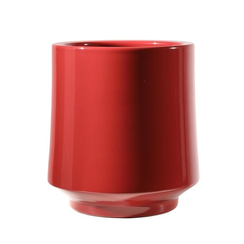 Vase Cylindre Rouge Ls