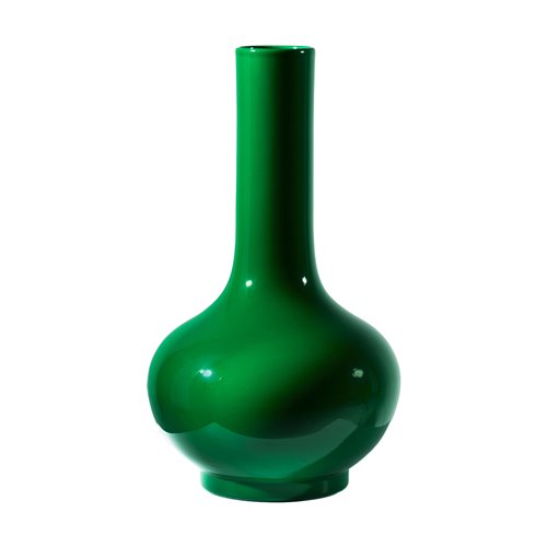 Vase Long Col Emeraude