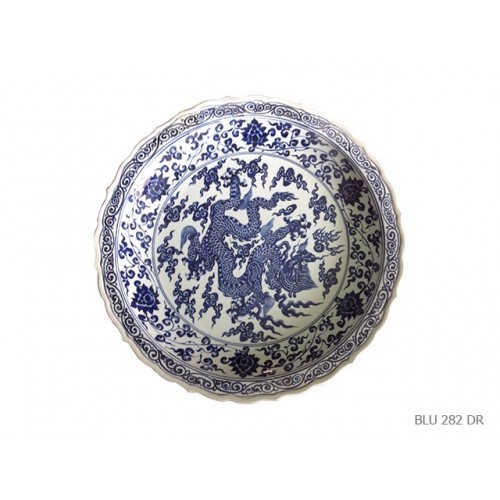 Platter imperial hand painted