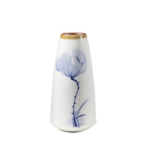 Dome Vase Blue Flower