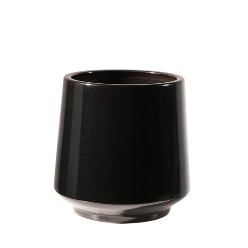 Vase Cylindre Noir S