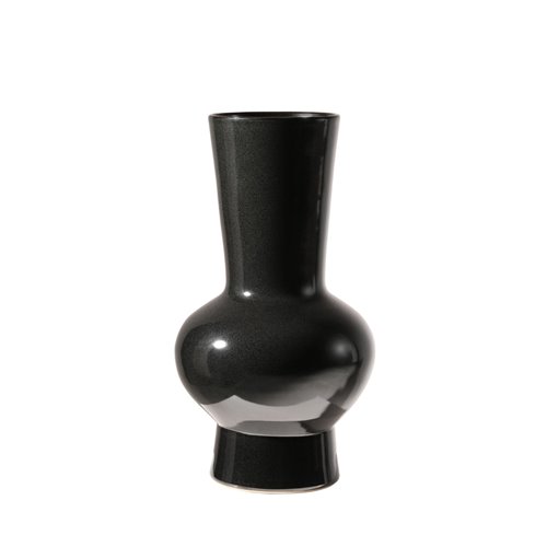 Vase Corolle Noir S