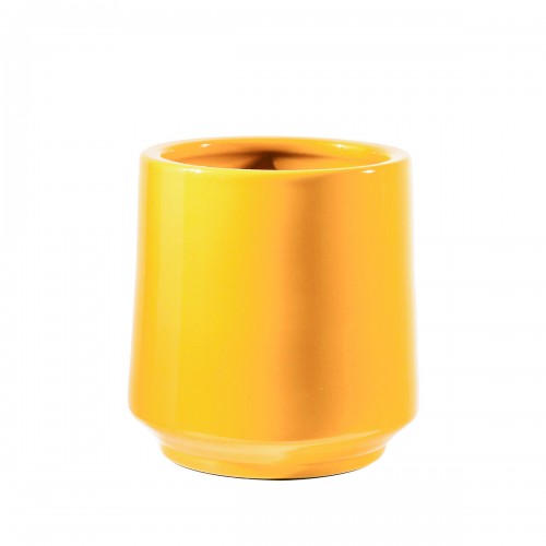 Cylinder Vase Yellow Ss