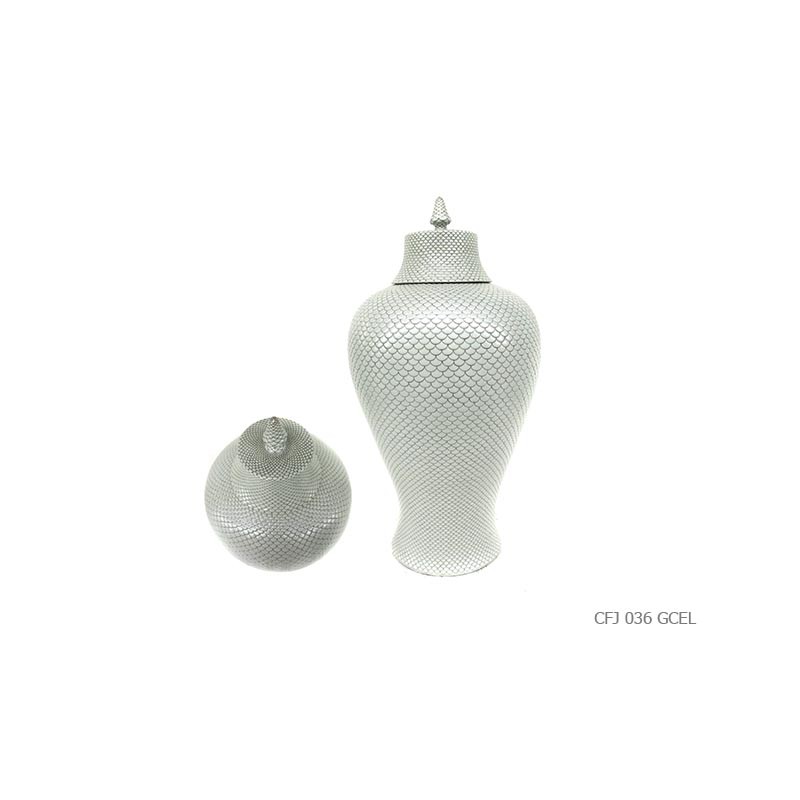 Meiping jar fish scales