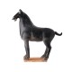 Cheval style han noir
