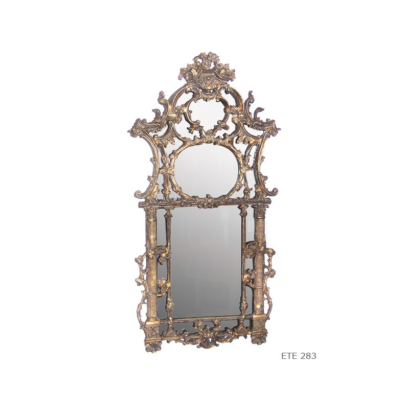 Mirror rockery wood effect