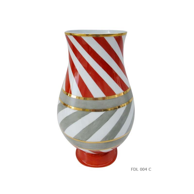 Round vase aqua