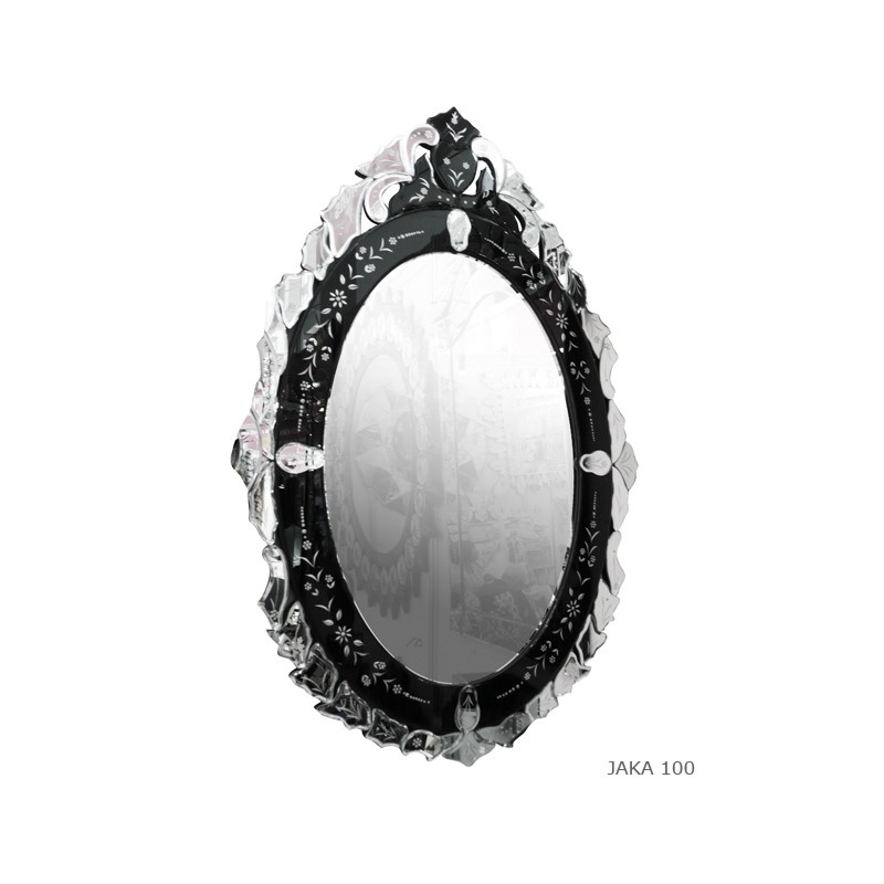 Oval mirror high