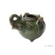 Elephant vase celadon