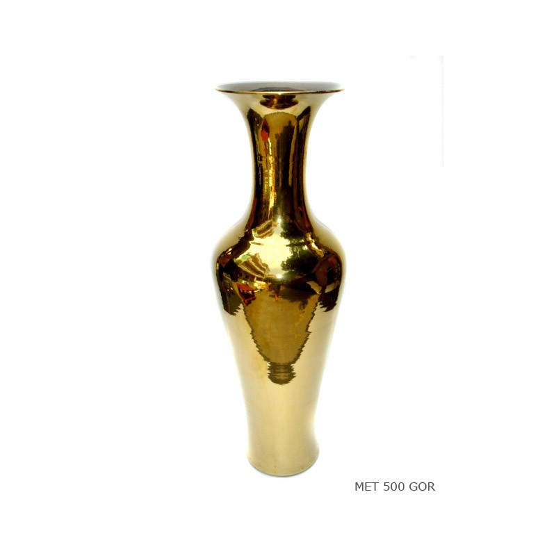 Vase golden straight