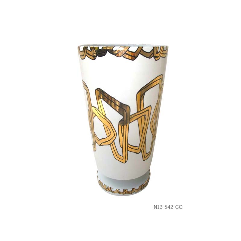 Straight vase 1950 gold