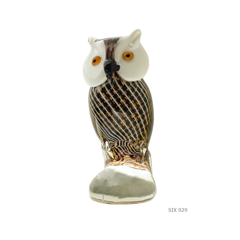 Owl glass hand made