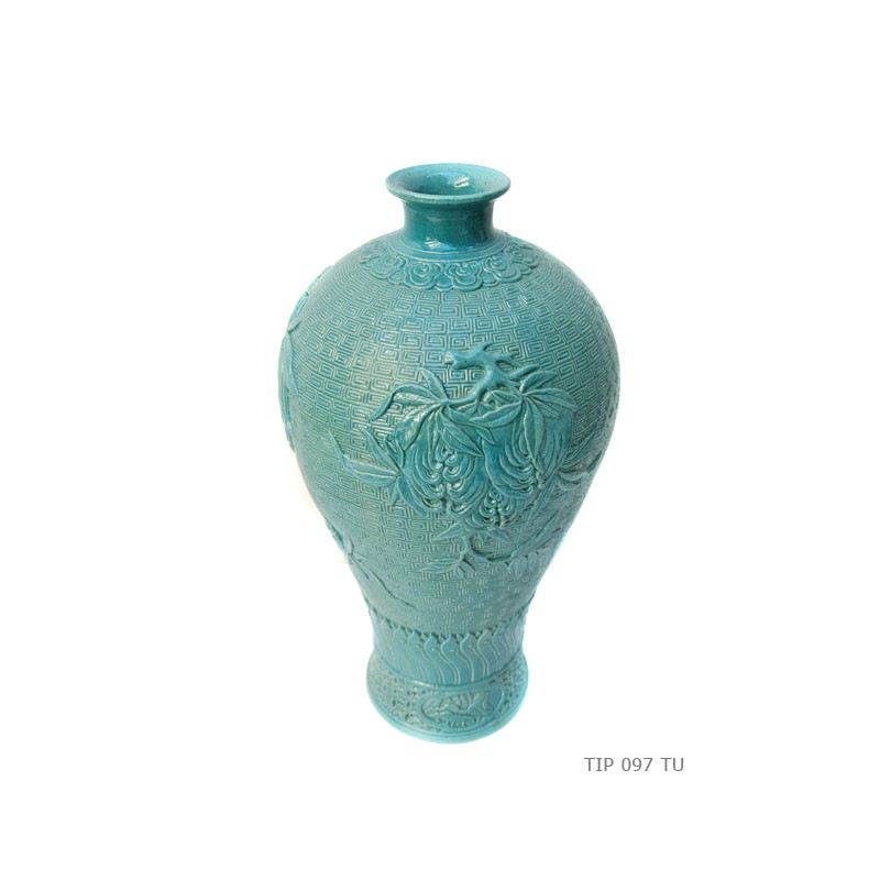 Meiping vase carved