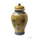 Temple jar quianlong yellow