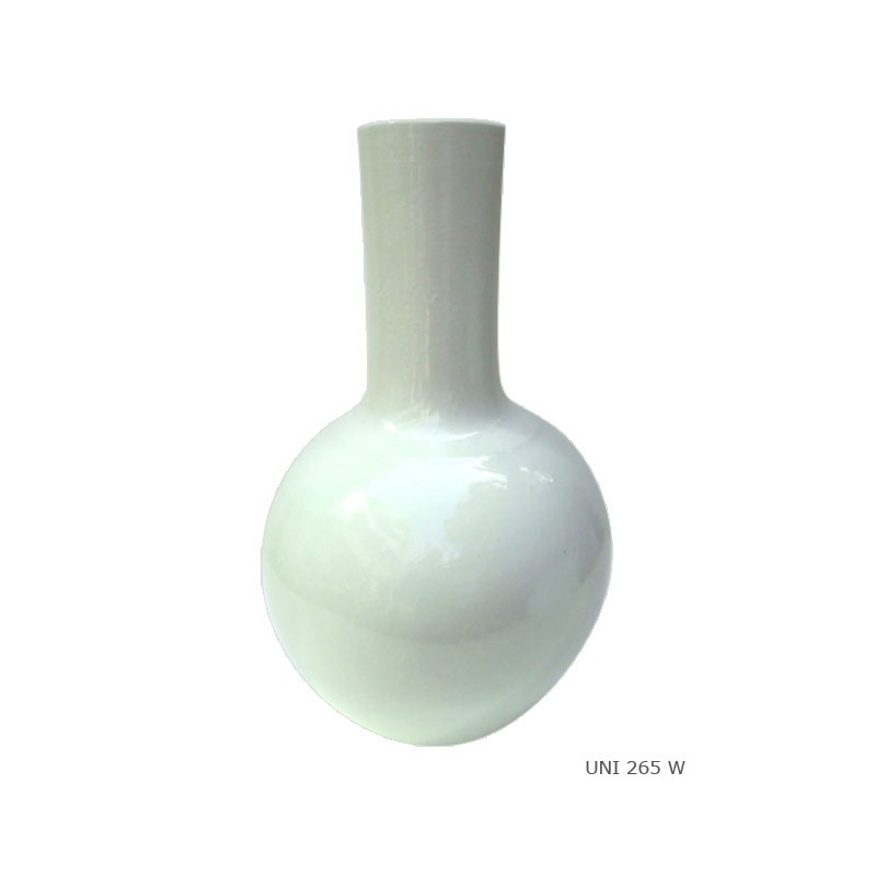 Collar vase white