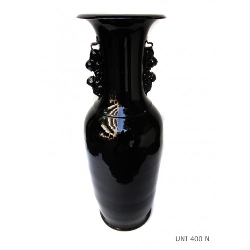 Vase fu dog black