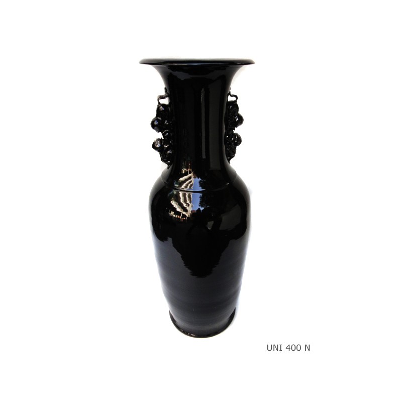 Vase fu dog black