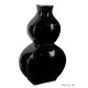 Vase gourde plat noir imperial