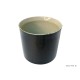 Planter pot black porcelain
