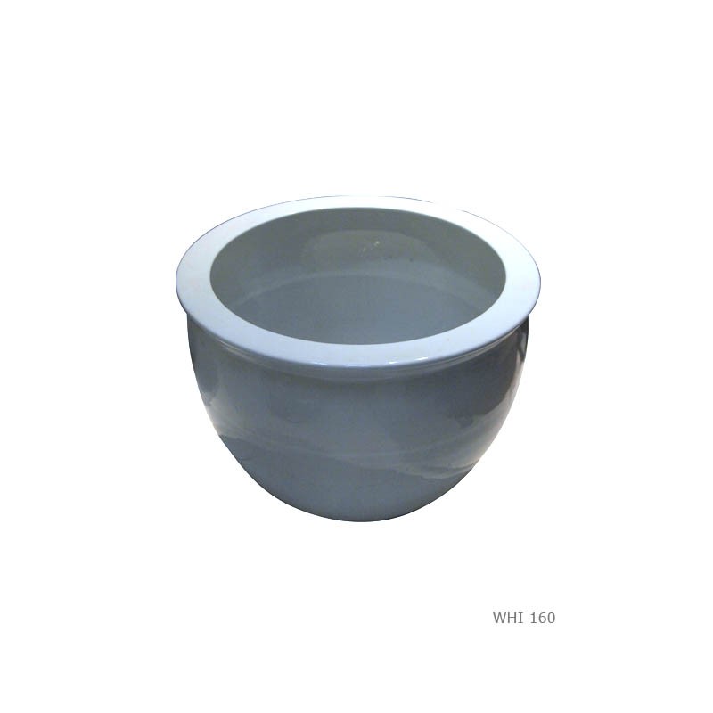 Planter pot white porcelain