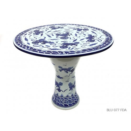 Table ronde porcelaine