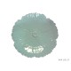 Plate celadon floral