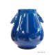 Vase anses daims turquoise
