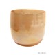 Round vase pink glow