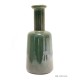 Vase bouteille vert aqua lustre