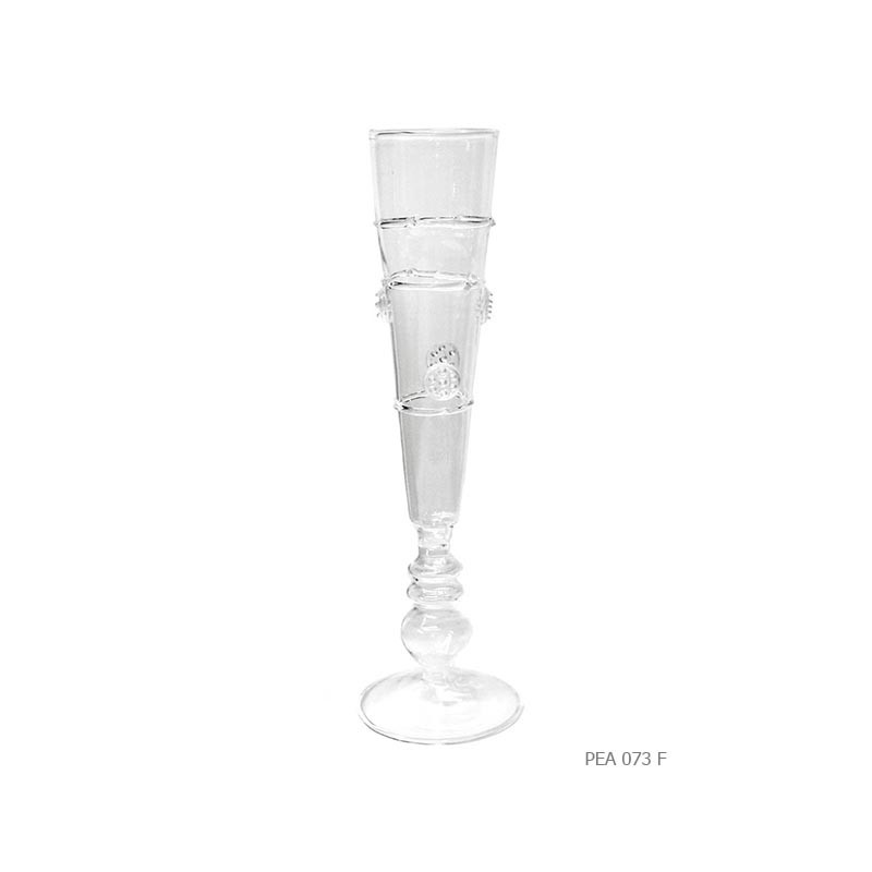 Champagne glass spiral design