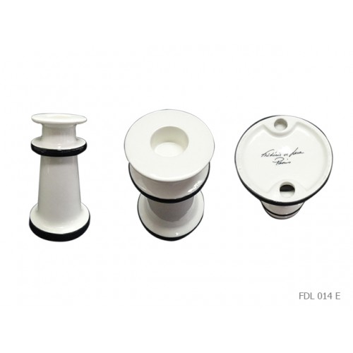 Candleholder black ring