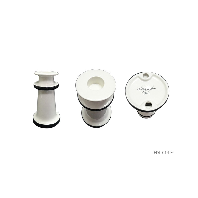 Candleholder black ring