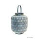 Lantern metal blue turquoise