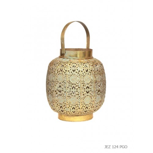 Lantern metal gold