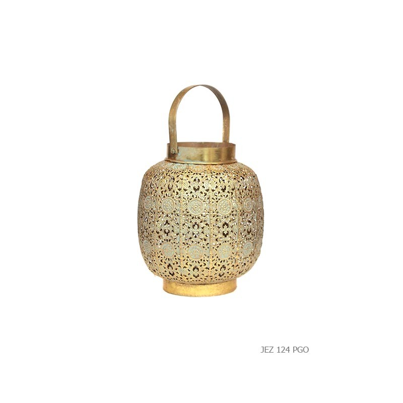 Lantern metal gold