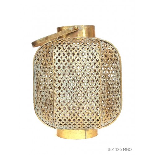 Lantern patina gold